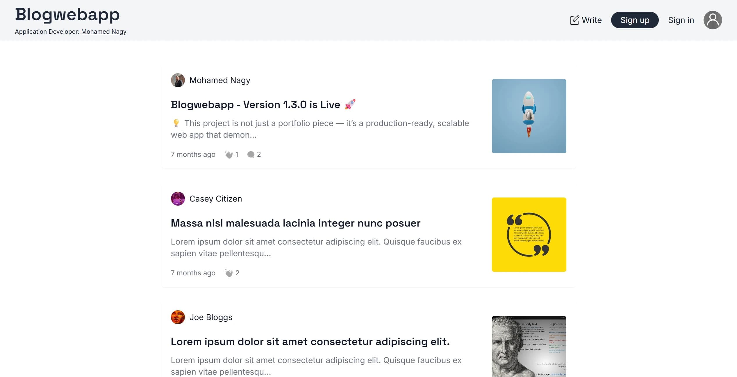 Blog Engine